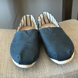 Tom’s Alpargata Blue Heritage Canvas Shoes